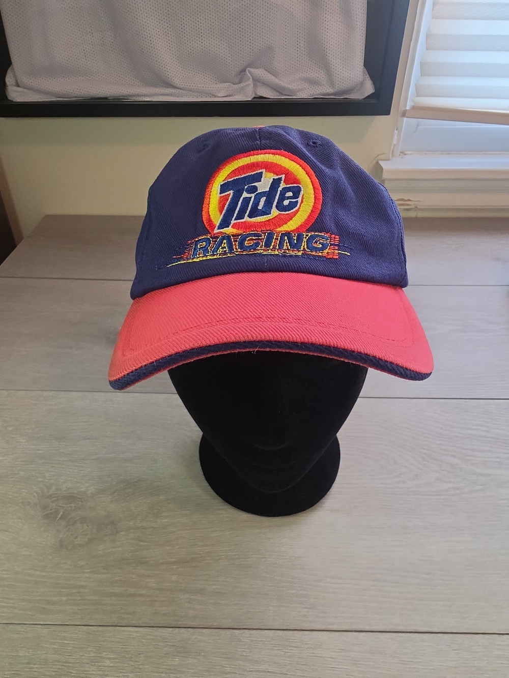 Vintage Tide Racing NASCAR Hat #32 Ricky Craven Snapback Cap Blue Red